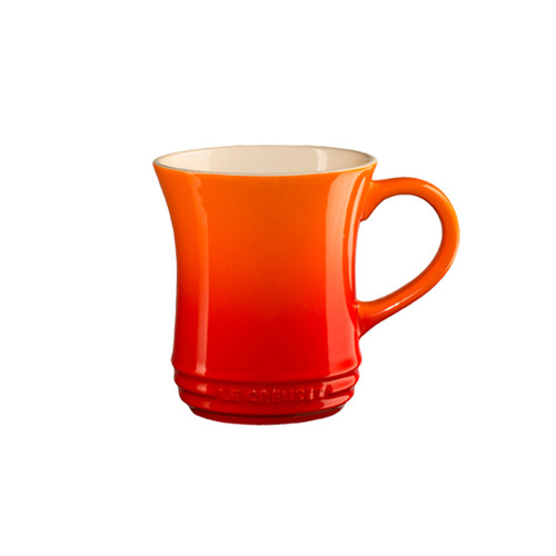[해외] 르쿠르제 스톤웨어 티 머그-플레임 Le Creuset Stoneware Tea Mugs 14 Ounce-Flame (400ml)