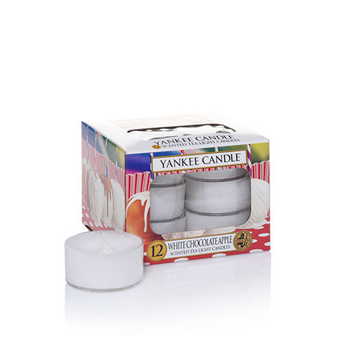 [해외] 양키캔들 티라이트 화이트 초콜렛 애플 Yankee Candle Tea Light White Chocolate Apple